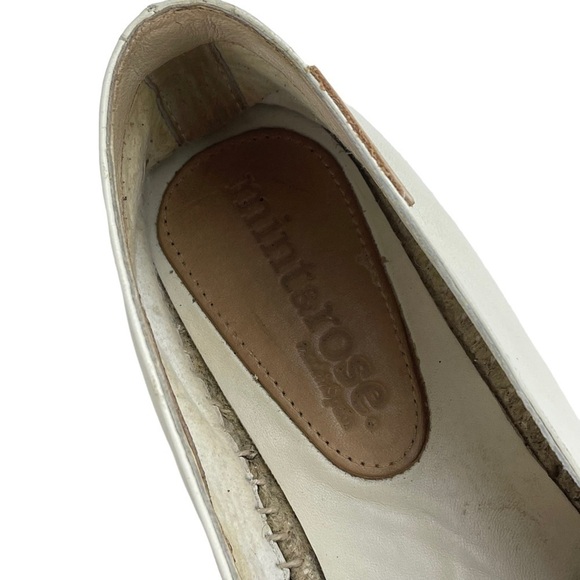 ANTHROPOLOGIE MINT & ROSE PORTOFINO LEATHER JUTE WRAP ESPADRILLE PLATFORMS - Picture 13 of 16